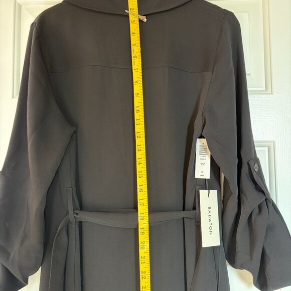 NWT  - Babaton (Aritzia) Wrap jacket / robe / blazer w/ removable belt (S / BLK) - Picture 8 of 11
